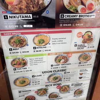 Marugame Udon - Menu - Japanese Near Me - Honolulu, Hawaii Marugame Udon - Menu - Japanese Near Me - Honolulu, Hawaii