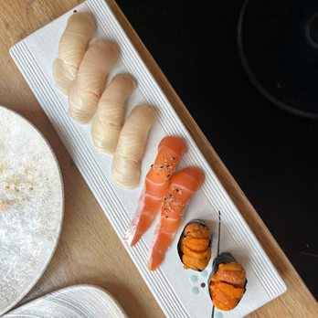 Ken Sushi Workshop - Sea Urchin, Salmon Belly, Yellowtail Nigiri - Japanese Near Me - San Diego, California Ken Sushi Workshop - Sea Urchin, Salmon Belly, Yellowtail Nigiri - Japanese Near Me - San Diego, California