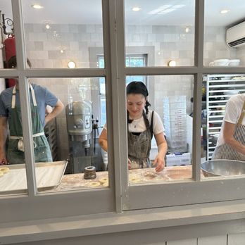 Rise Doughnuts - Making donuts manually - Donuts Near Me - Wilton, Connecticut Rise Doughnuts - Making donuts manually - Donuts Near Me - Wilton, Connecticut