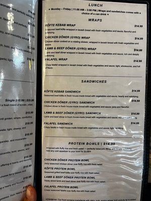 Menu photo 2 Chef's Table Mediterranean Grill Webster, TX Menu photo 2 Chef's Table Mediterranean Grill Webster, TX