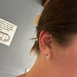 Iris Piercing Studios & Jewelry Gallery - Helix piercing and stud cost $87