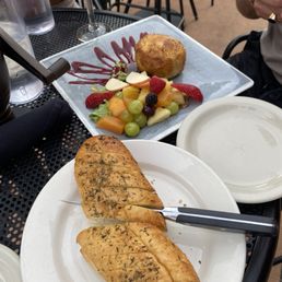 Baked Brie and French bread