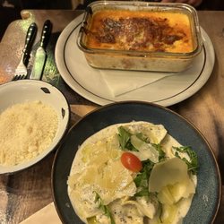 Ricotta & Parmesan - Lasagna and truffle parmesan spinach ricotta