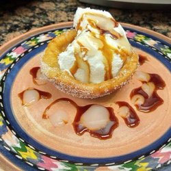 Cafe Aroma Latino - Churro with ice cream....