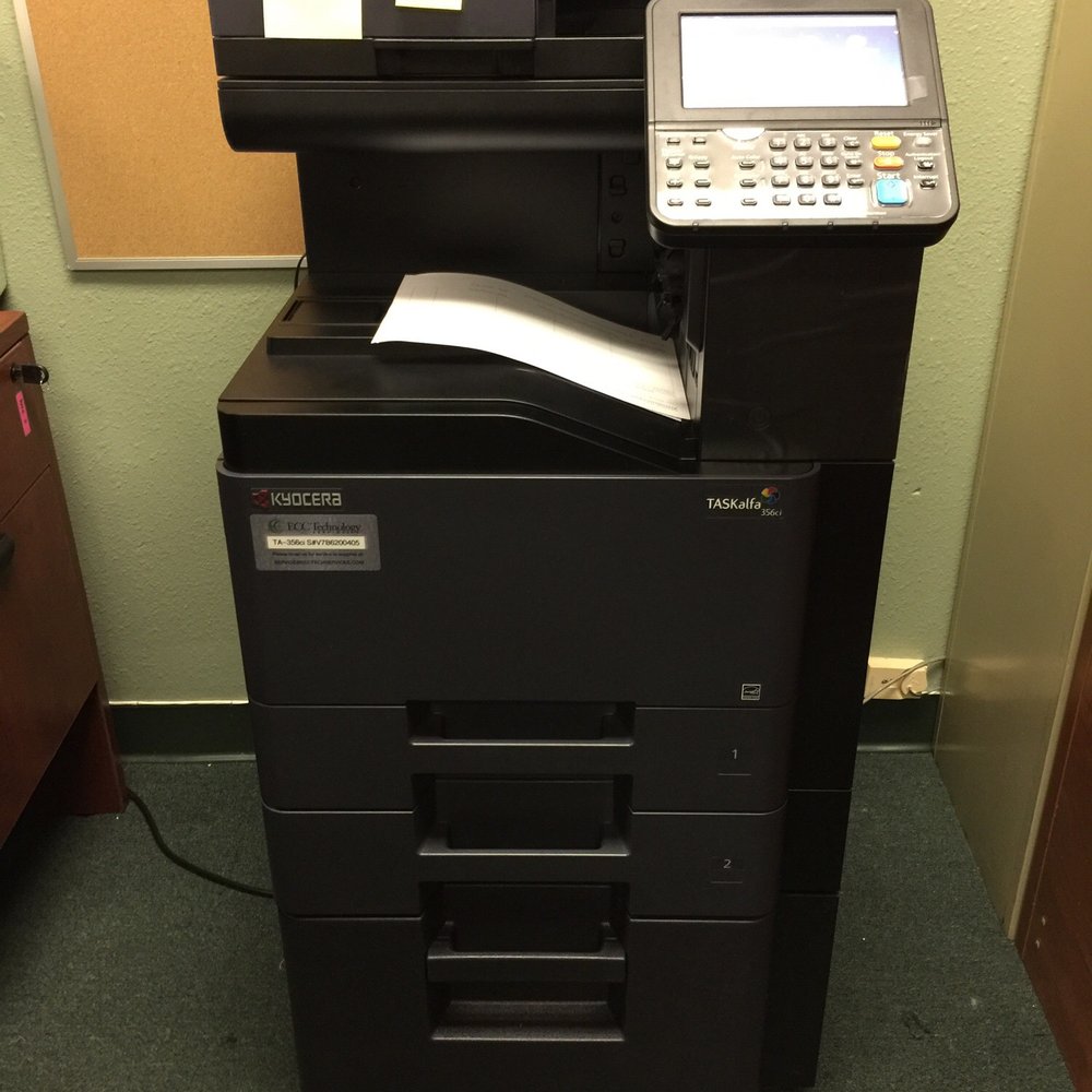 Our new color copier Our new color copier