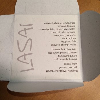Lasai - Before the dishes come out, the chef asks for any dietary restrictions/allergies. - Brazilian Near Me - Rio de Janeiro, RJ Lasai - Before the dishes come out, the chef asks for any dietary restrictions/allergies. - Brazilian Near Me - Rio de Janeiro, RJ