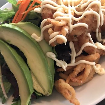 Mura Asian Eatery - Some details of a delicious salad - Japanese Near Me - Seattle, Washington