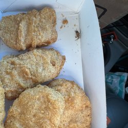 McDonald's - smashed spider in nuggets