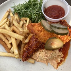 Locale Gastropub & Test Kitchen - It was a Korean spicy chicken something. Was delish
