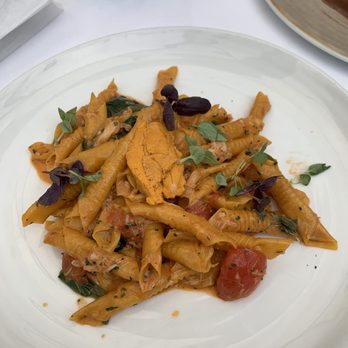 Spago - Pasta with uni - New American Near Me - Beverly Hills, California Spago - Pasta with uni - New American Near Me - Beverly Hills, California