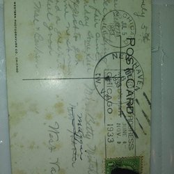 David Hill Stamps & Coins - One cent postmark 1933,kill mark. With much more to this collection.