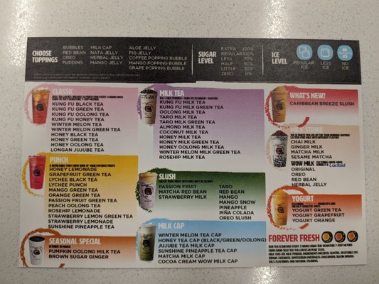 Menu photo 6 Kung Fu Tea - Williston Park Williston Park, NY Menu photo 6 Kung Fu Tea - Williston Park Williston Park, NY