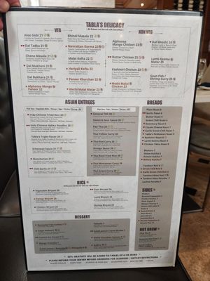 Menu photo 4 Tabla Indian Restaurant Winter Park Winter Park, FL Menu photo 4 Tabla Indian Restaurant Winter Park Winter Park, FL