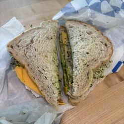 The Salty General - $16+ for this, without a tip. $18 after the minimum requested tip. Way too expensive for a basic sandwich