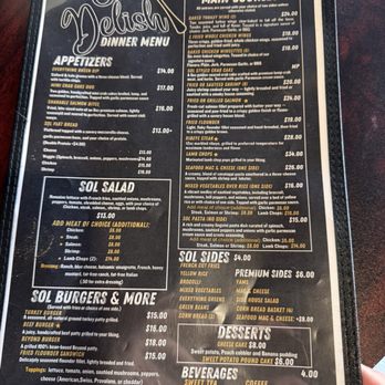 Sol'Delish - Dinner Menu - Soul Food Near Me - Charlotte, North Carolina Sol'Delish - Dinner Menu - Soul Food Near Me - Charlotte, North Carolina