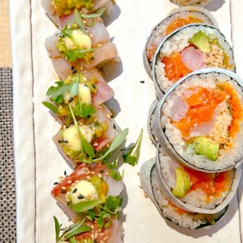 Trifecta - Faithful Roll and Rainbow Remix Roll - Sushi Bars Near Me - San Jose, California Trifecta - Faithful Roll and Rainbow Remix Roll - Sushi Bars Near Me - San Jose, California