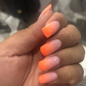 Gel Nail Spa - Ombré dip powder natural length nails - Nail Salons Near Me - Fort Myers, Florida Gel Nail Spa - Ombré dip powder natural length nails - Nail Salons Near Me - Fort Myers, Florida