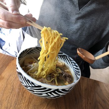 Ramen Wasabi - Thick Egg Noodles - Spicy Roasted Garlic Miso - Ramen Near Me - Chicago, Illinois