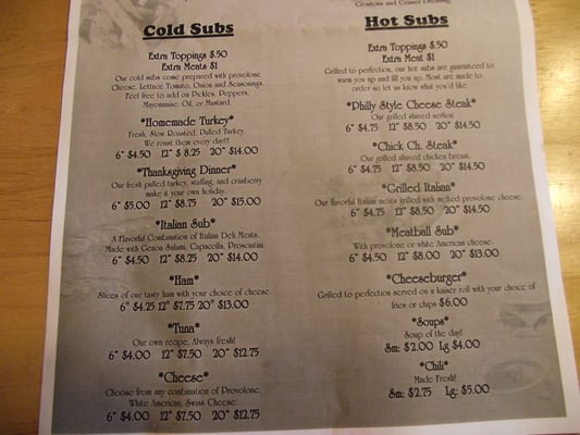 Menu photo 3 Taste of Philly Roanoke, IN