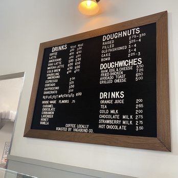 Good Dough - Menu but doesn't list specific donut names - Donuts Near Me - Jacksonville, Florida Good Dough - Menu but doesn't list specific donut names - Donuts Near Me - Jacksonville, Florida