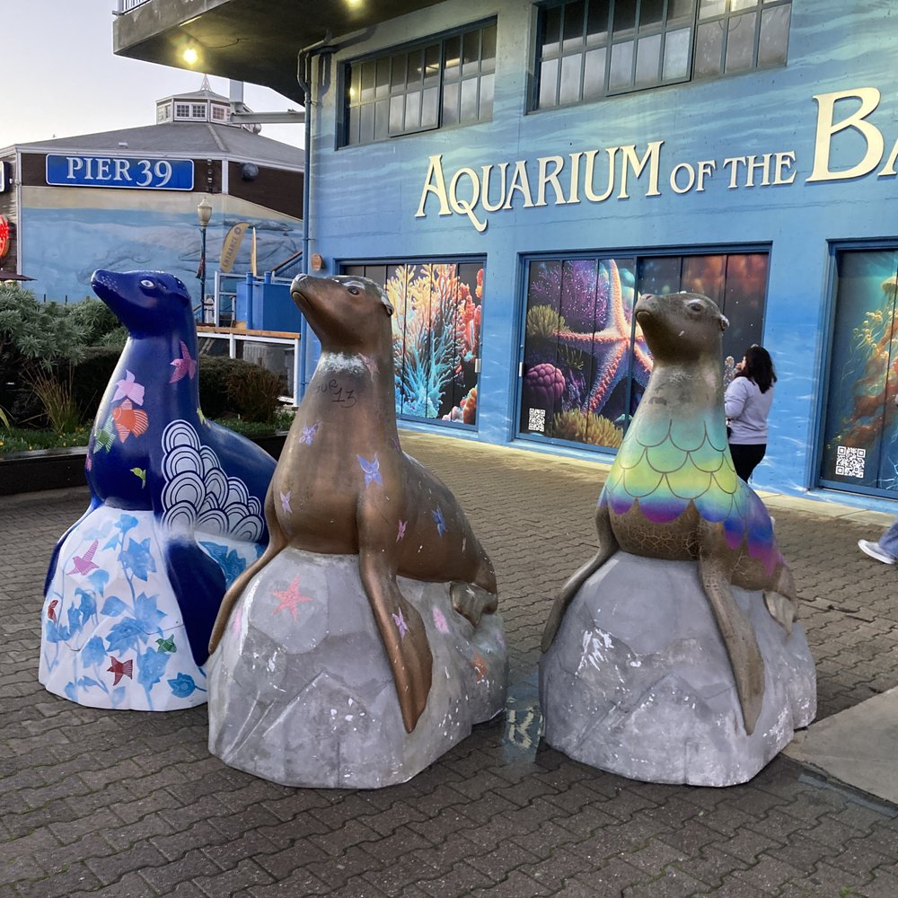 PIER 39 - Some sea lion statues - Shopping Centers Near Me - San Francisco, California