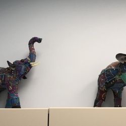 PM Pediatrics - Elephant room decor.
