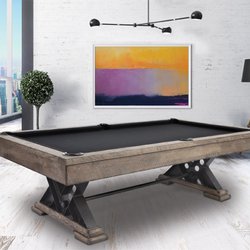 Hollywood Billiards - Vienna Industrial Style / Dining top optional