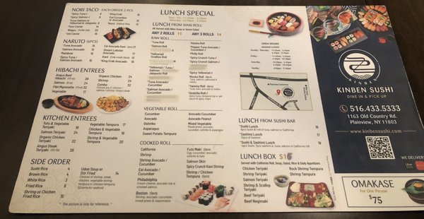 Menu photo 5 Kinben Sushi Plainview, NY