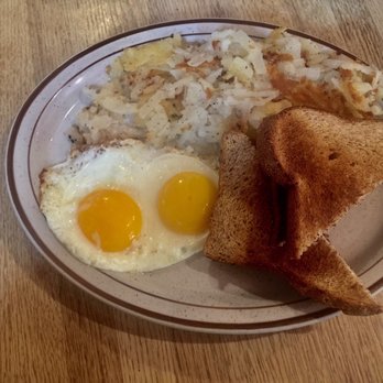 The Courier Cafe - Eggs sunny side up with 4 toasts! Jelly on the side with hash browns - Breakfast & Brunch Near Me - Urbana, Illinois The Courier Cafe - Eggs sunny side up with 4 toasts! Jelly on the side with hash browns - Breakfast & Brunch Near Me - Urbana, Illinois