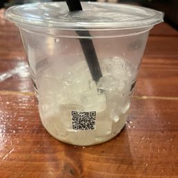 Half cup full of ice and this is less ice Half cup full of ice and this is less ice