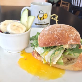 Sleepy Bee Cafe - Oakley - The Queen City Bee with a size of fresh fruit (lots of berries, apples and bananas!) Plus a delicious cup of coffee, obviously. - Breakfast & Brunch Near Me - Cincinnati, Ohio Sleepy Bee Cafe - Oakley - The Queen City Bee with a size of fresh fruit (lots of berries, apples and bananas!) Plus a delicious cup of coffee, obviously. - Breakfast & Brunch Near Me - Cincinnati, Ohio