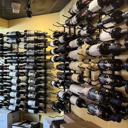 Manuel's Bread Cafe - Wine racks