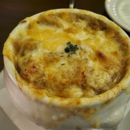 Bowl of French Onion Soup ($20.00). Not bad, but I'm going to say I've had better.