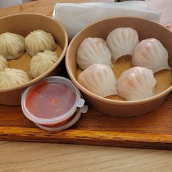 Ravioli Orientali - Shrimp Dumpling and Xialong Bao