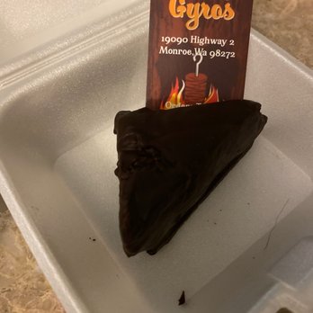 Chicago Gyros - This there chocolate covered baklava !!! Delicious! - Food Trucks Near Me - Monroe, Washington