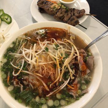 Pho Asia Noodle House - Large Pho Thai and pork skewers - Vietnamese Near Me - Everett, Washington