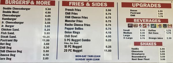 Menu photo 4 Art's Burgers El Monte, CA