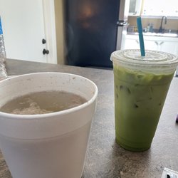 Kathy's Deli - Got some Beef Pho and a green Thai iced tea.