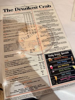 Menu photo 2 The Drunken Crab North Hollywood, CA Menu photo 2 The Drunken Crab North Hollywood, CA