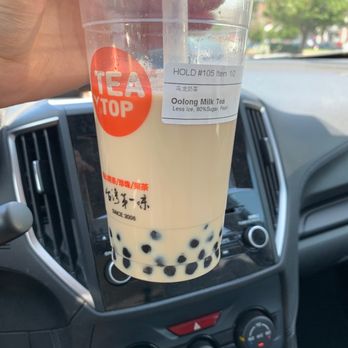 Tea Top - Oolong Milk Tea - Bubble Tea Near Me - Ellicott City, Maryland