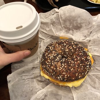 Bodo's Bagels - Egg, cheese, and sausage on wheat everything bagel - Bagels Near Me - Charlottesville, Virginia Bodo's Bagels - Egg, cheese, and sausage on wheat everything bagel - Bagels Near Me - Charlottesville, Virginia