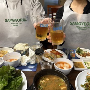 Samgyeopjib - cute aprons:) - Korean Near Me - Cerritos, California