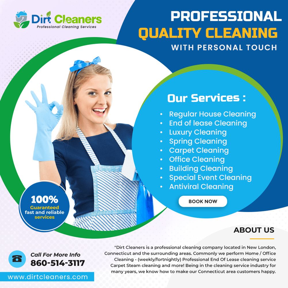 DIRT CLEANERS Updated September 2024 269 N Frontage Rd, New London