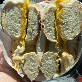 Good Morning Bagels - The egg and cheese bagel. Where's the egg? - Bagels Near Me - Farmington, Connecticut Good Morning Bagels - The egg and cheese bagel. Where's the egg? - Bagels Near Me - Farmington, Connecticut