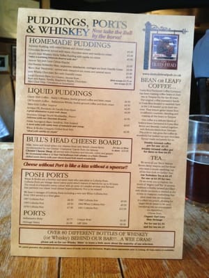 Menu photo 1 Bulls Head Hotel Knutsford, CHE