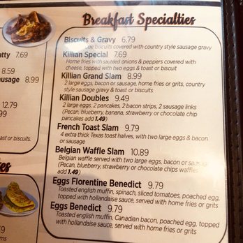 Killian Cafe & Grill - Can't wait for that "extra thick Texas toast"! - Breakfast & Brunch Near Me - Miami, Florida
