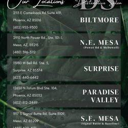 Distinctive Salon - Surprise - We're growing!  We now have FIVE convenient AVEDA locations throughout the valley to serve you better.
