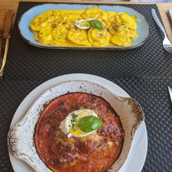 La Corsa Al Cilento - Lasagna and  Saffron Ravioli