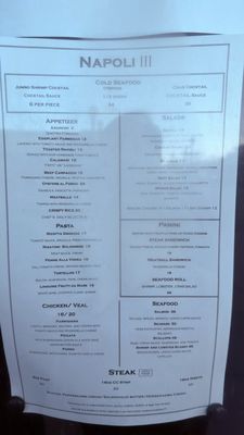 Menu photo 1 Napoli 3 St Charles, MO