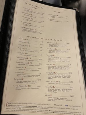 Menu photo 6 Khao Thai and Sushi Scottsdale, AZ